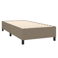 Boxspringframe stof taupe 80x200 cm - thumbnail
