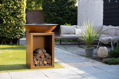 BASTE Stand 80 vuurschaal bbq - Cortenstaal BASTE Stand 80 vuurschaal bbq - Cortenstaal