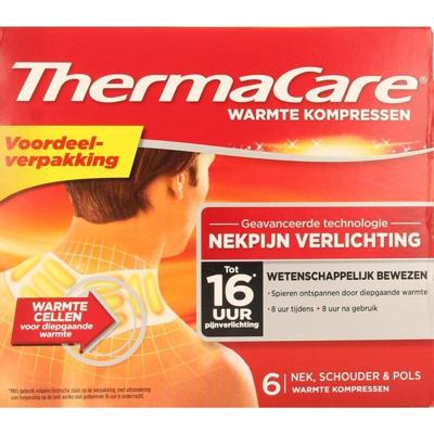 Thermacare Promopack nek schouder pols 6 Stuks Thermacare Promopack nek schouder pols 6 Stuks