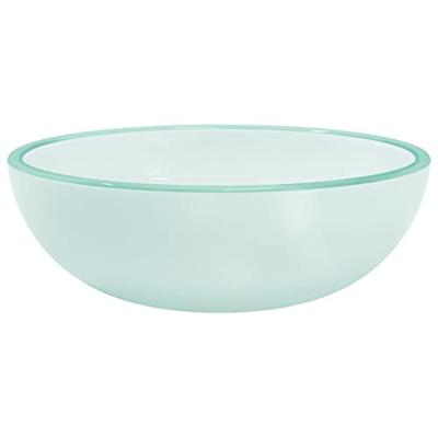 VidaXL Wasbak 35x12 cm gehard glas mat VidaXL Wasbak 35x12 cm gehard glas mat