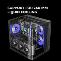 Mars Gaming MC-INFINIOLITE Midi Tower Zwart - thumbnail