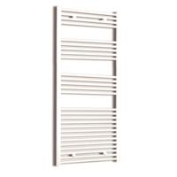 Elektrische Design Radiator Sanicare Plug & Play 172x45 cm Wit 920 Watt Met Chroom Thermostaat Links - thumbnail
