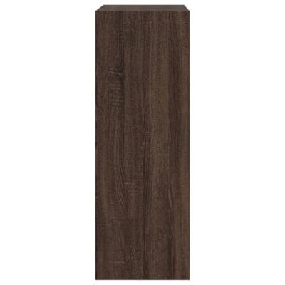 VidaXL Schoenenkast 60x34x96,5 cm bewerkt hout bruin eikenkleur