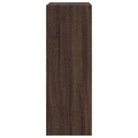 VidaXL Schoenenkast 60x34x96,5 cm bewerkt hout bruin eikenkleur - thumbnail