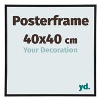 Posterlijst 40x40cm Zwart Mat Kunststof Paris - thumbnail
