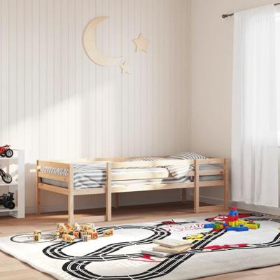 Kinderbedframe massief grenenhout 90x190 cm