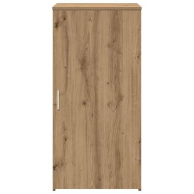 Opbergkast 50x45x103,5 cm bewerkt hout artisanaal eikenkleur