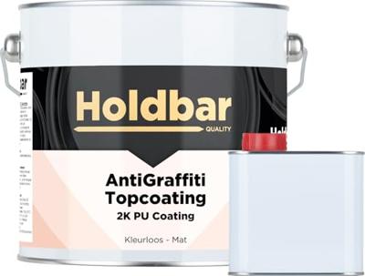 Holdbar Anti Graffiti Topcoating Zijdeglans 2,5 Kg Holdbar Anti Graffiti Topcoating Zijdeglans 2,5 Kg