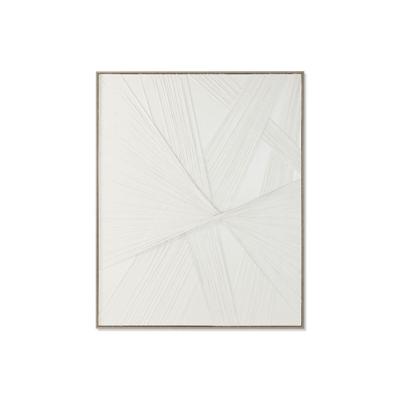 Schilderij Home ESPRIT Wit Abstract Stads 123,5 x 5 x 153,5 cm