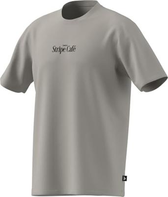 Adidas Coffee Cafe Donut Box Graphic T-Shirt Heren Beige - Maat L - Kleur: Beige | Soccerfanshop Adidas Coffee Cafe Donut Box Graphic T-Shirt Heren Beige - Maat L - Kleur: Beige | Soccerfanshop