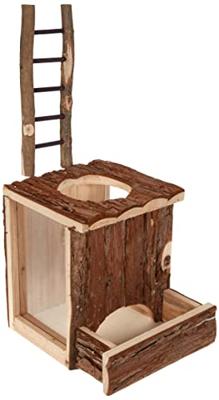 TRIXIE NATURAL LIVING SPEEL- EN GRAAFTOREN MUIS / DWERGHAMSTER 20X16X20 CM - thumbnail