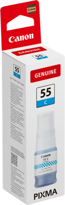 Canon GI-55C Cyan inktcartridge 1 stuk(s) Origineel Zwart
