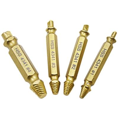 4 in 1 schroef Extractor boorgereedschap gebroken bout remover (1 # 2 # 3 # 4 #) met plastic behuizing 4 in 1 schroef Extractor boorgereedschap gebroken bout remover (1 # 2 # 3 # 4 #) met plastic behuizing