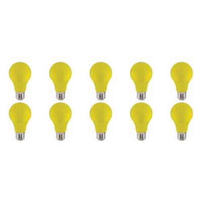 LED Lampen Set 10 Stuks - Specta Geel - E27 Fitting - 3W Energiezuinig