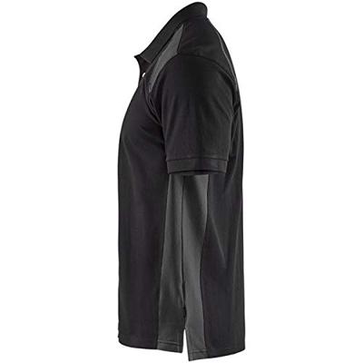 Blåkläder Poloshirt Pique 33241050 | Zwart/Donkergrijs | Maat L - 7330509603536