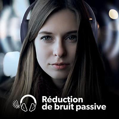 T'nB T'nB Tonality, opvouwbare draadloze hoofdtelefoon met passieve ruisonderdrukking, met bluetooth-verbinding, stereogeluid met geïntegreerde microfoon, batterijduur tot 30 uur, blauw