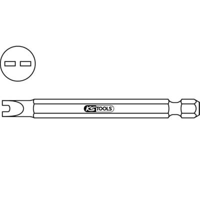 KS Tools 911.7523 Spanner-bit 4 mm Speciaal staal E 6.3 1 stuk(s)