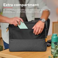 Trust Lisboa 16 inch Aktetas Zwart - thumbnail