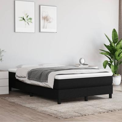 Pocketveringmatras medium 120x200x20 cm stof zwart