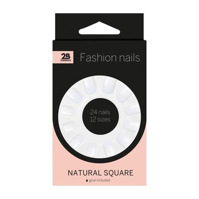 2B Nails Natural Square