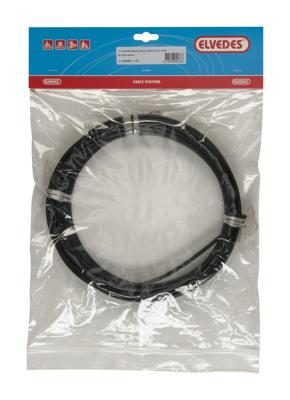 ELVEDES Rem buitenkabel met teflon voering ø5,0mm / 10 meter - zwart (rol) ELVEDES Rem buitenkabel met teflon voering ø5,0mm / 10 meter - zwart (rol)