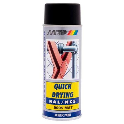 SPUITBUS ZWART MAT 400 07238 SPUITBUS ZWART MAT 400 07238