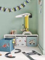 Set van 3 bakken bouwmachines groen - thumbnail