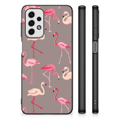 Samsung Galaxy A23 Dierenprint Telefoonhoesje Flamingo Samsung Galaxy A23 Dierenprint Telefoonhoesje Flamingo
