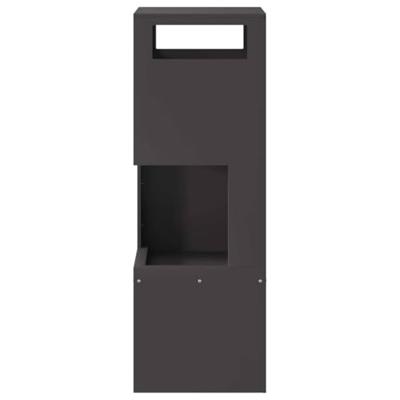 Vuurkorf Zwart 35 x 35 x 100 cm Koudgewalst staal