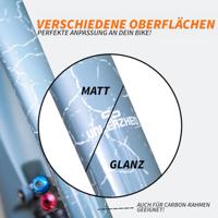 Unleazhed Unscratch Frame Protector Film - Runes of Shred Black Glossy - thumbnail