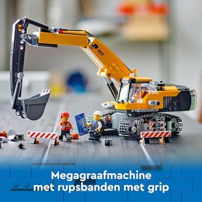 LEGO city 60420 gele graafmachine