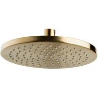 Wiesbaden Caral Luxe Ronde Hoofddouche 20 cm - Geborsteld Messing - thumbnail