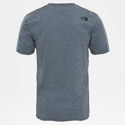 The North Face S/S Easy T-Shirt Heren TNFmediumgreyheather(Std) S The North Face S/S Easy T-Shirt Heren TNFmediumgreyheather(Std) S