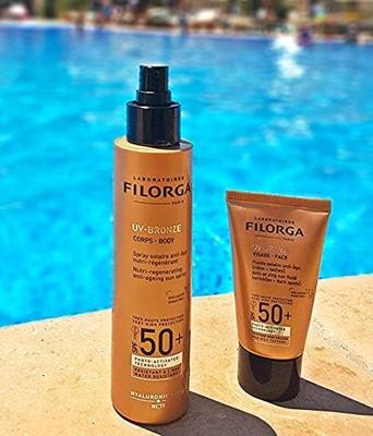 Filorga Les Solaires UV-Bronze Corps Nutri-Regenarating Anti-Ageing Sun Spray SPF50+ 150ml Filorga Les Solaires UV-Bronze Corps Nutri-Regenarating Anti-Ageing Sun Spray SPF50+ 150ml
