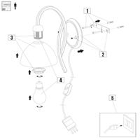 Steinhauer Wandlamp Capri 6840ST - thumbnail