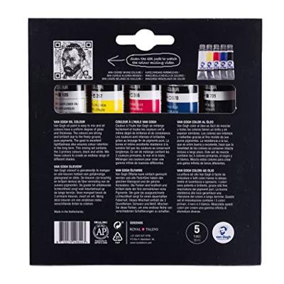 Bruynzeel Van gogh olieverf primaire mengset, 5x20ml Bruynzeel Van gogh olieverf primaire mengset, 5x20ml