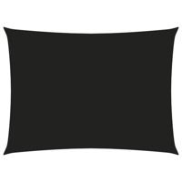 Zonnescherm rechthoekig 3,5x5 m oxford stof zwart - thumbnail