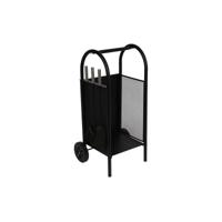 Houtblok standaard DKD Home Decor Staal Plastic (42 x 36 x 81 cm) - thumbnail