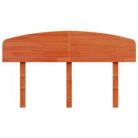 Hoofdbord 120 cm massief grenenhout wasbruin - thumbnail
