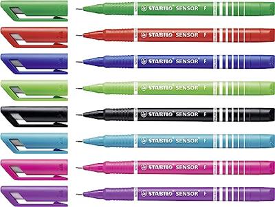 STABILO SENSOR, Fineliner, Fijn 0.3 mm, Met Meeverende Schrijfpunt, Etui Met 8 Kleuren STABILO SENSOR, Fineliner, Fijn 0.3 mm, Met Meeverende Schrijfpunt, Etui Met 8 Kleuren