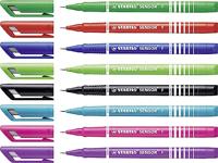 STABILO SENSOR, Fineliner, Fijn 0.3 mm, Met Meeverende Schrijfpunt, Etui Met 8 Kleuren - thumbnail
