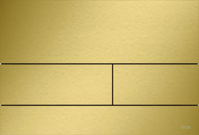 Bedieningsplaat Toilet TECE Square II Geborsteld Goud