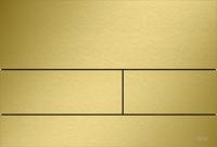 Bedieningsplaat Toilet TECE Square II Geborsteld Goud - thumbnail