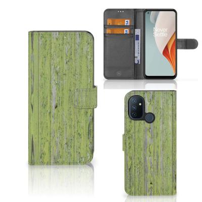 OnePlus Nord N100 | Book Style Case | Green Wood OnePlus Nord N100 | Book Style Case | Green Wood