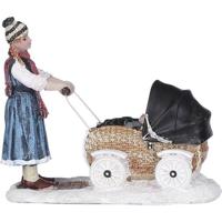 Kerst kersthuisje woman with pram Luville - Luville - thumbnail
