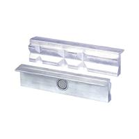 Heuer Beschermbek voor bankschroef | voor bekbreedte 150 mm | prisma&apos;s | aluminium | 1 paar - 109150 109150 - thumbnail