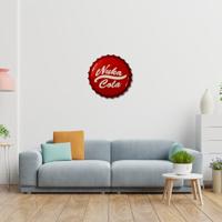 Fallout Tin Sign Nuka-Cola Bottle Cap - thumbnail