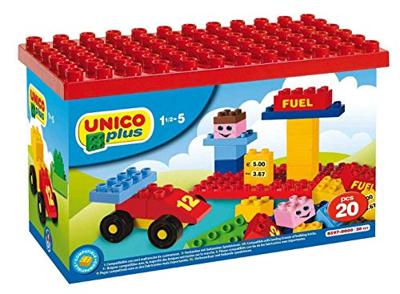 Unico Set met bouwplaat - 20dlg
