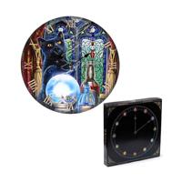 Lisa Parker Witches Apprentice Katten Bedrukte Klok - thumbnail