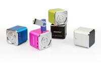 Mini-luidspreker Technaxx MusicMan Mini AUX, SD, USB Zwart - thumbnail